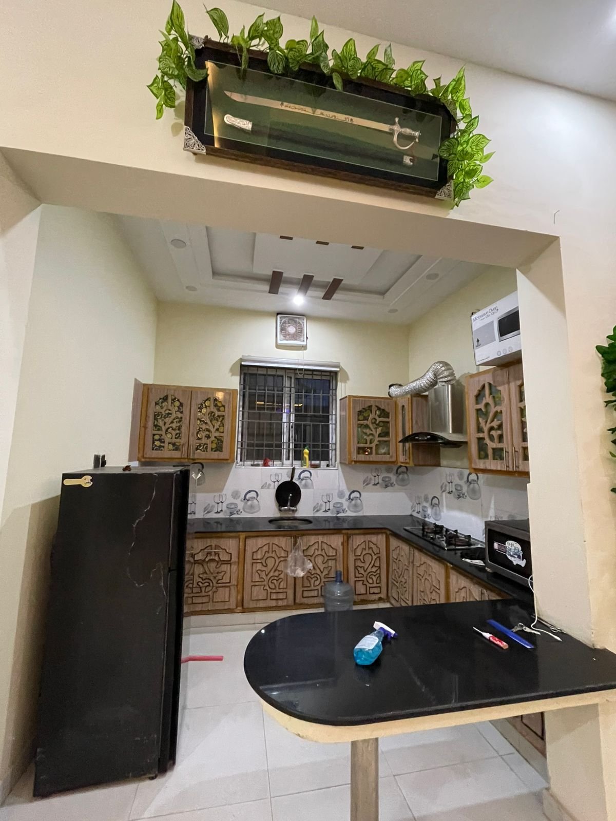 Equipped kitchen